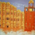 Der orange Palast, 2009, 100x100cm, l auf MDF